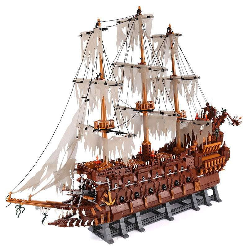 Caribbean Ship Kit, Dutchman Building Blocks, Pirate Ship Model - available at Sparq Mart