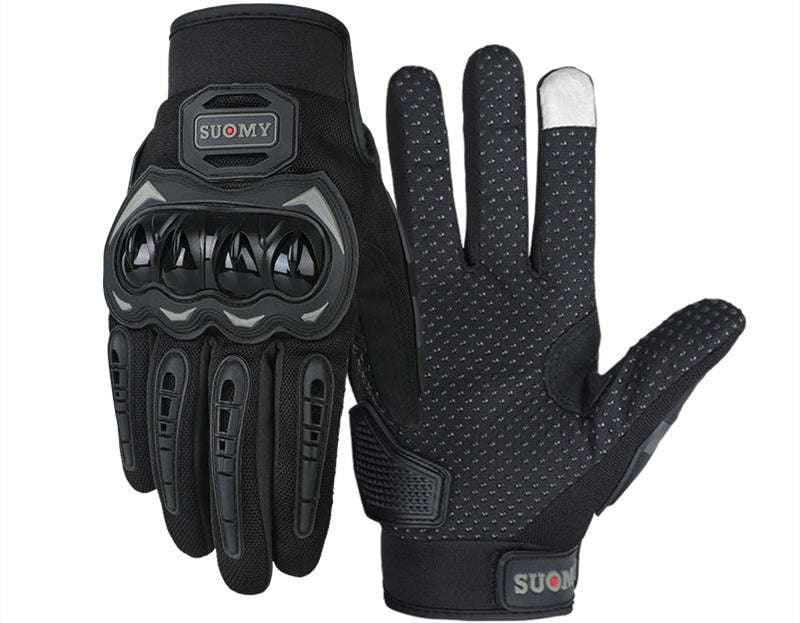 Breathable Protective Gloves, Men's Full Finger Gloves, Touchscreen Compatible Gloves - available at Sparq Mart