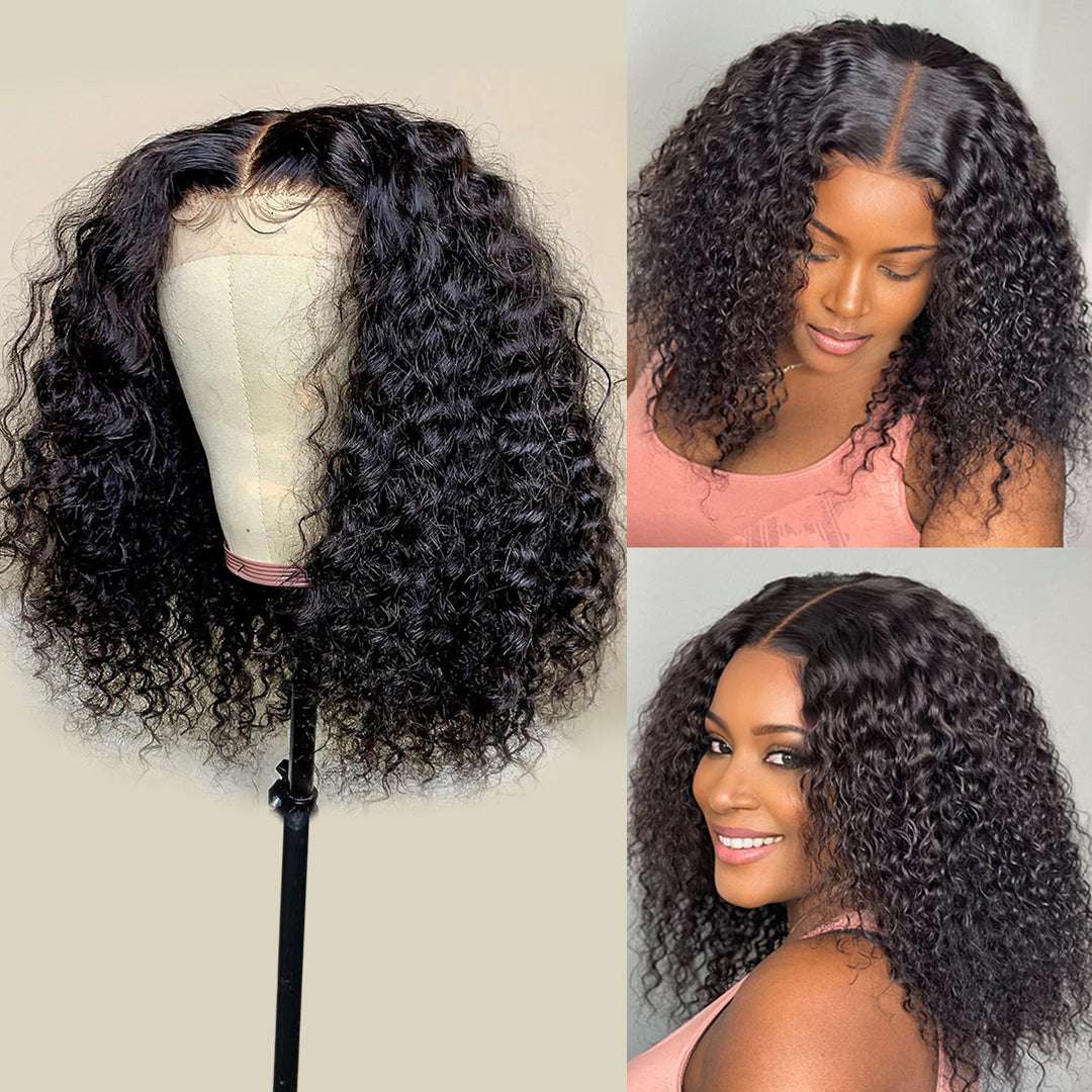 Jerry curly wigs, Loose deep wave, short bob wig - available at Sparq Mart