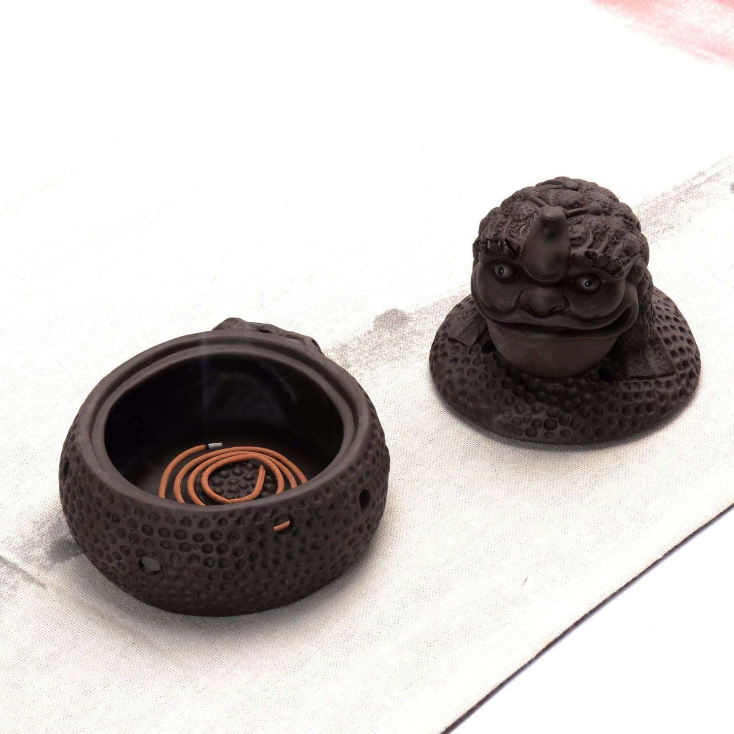 Backflow Toad Burner, Lucky Incense Burner, Zisha Decorative Piece - available at Sparq Mart