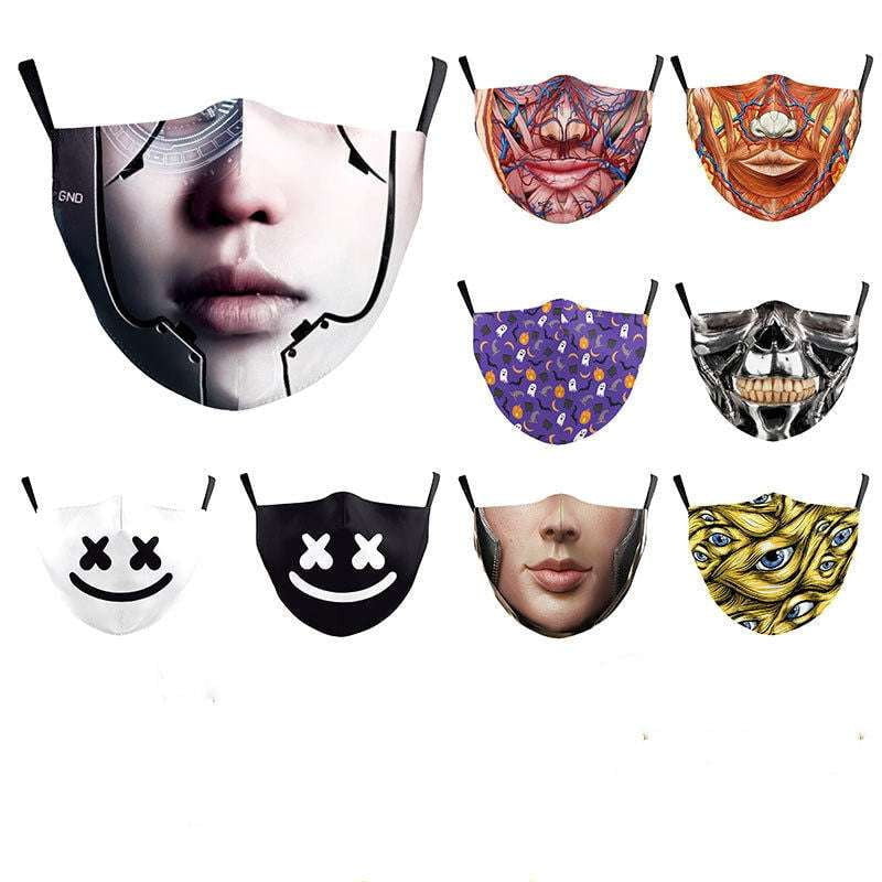 dustproof mask, Halloween mask, silk mask - available at Sparq Mart