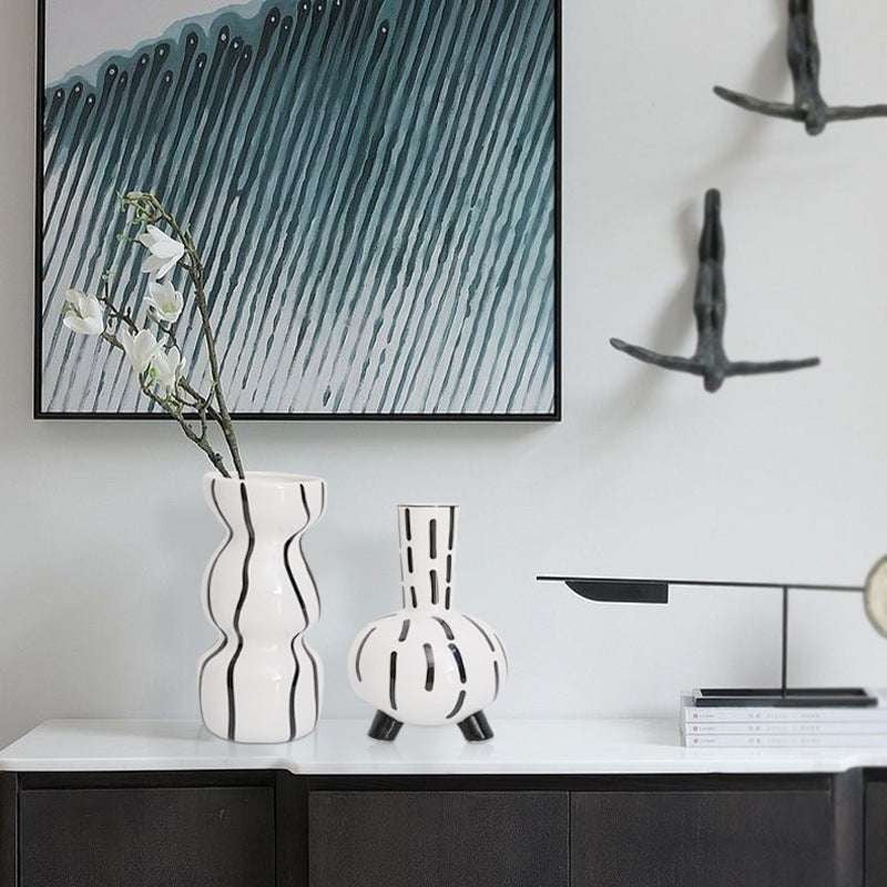 Creative Vase Designs, Minimalist Vase Decor, Nordic Ceramic Vase - available at Sparq Mart