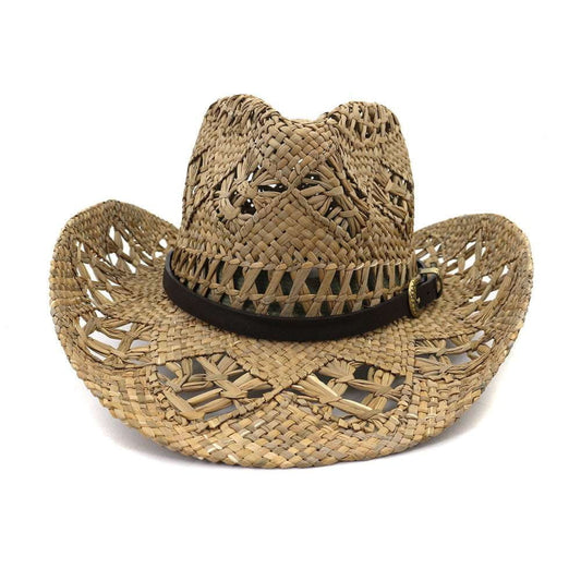 Adjustable Men's Hat, Handmade Cowboy Hat, Salt Grass Hat - available at Sparq Mart