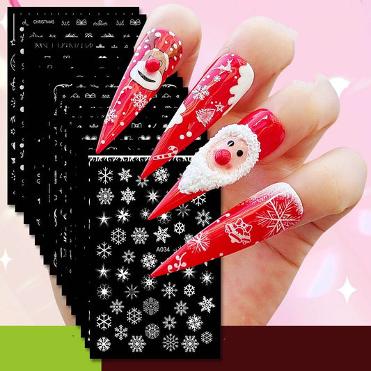 adhesive, Christmas nail sticker, high-quality - available at Sparq Mart