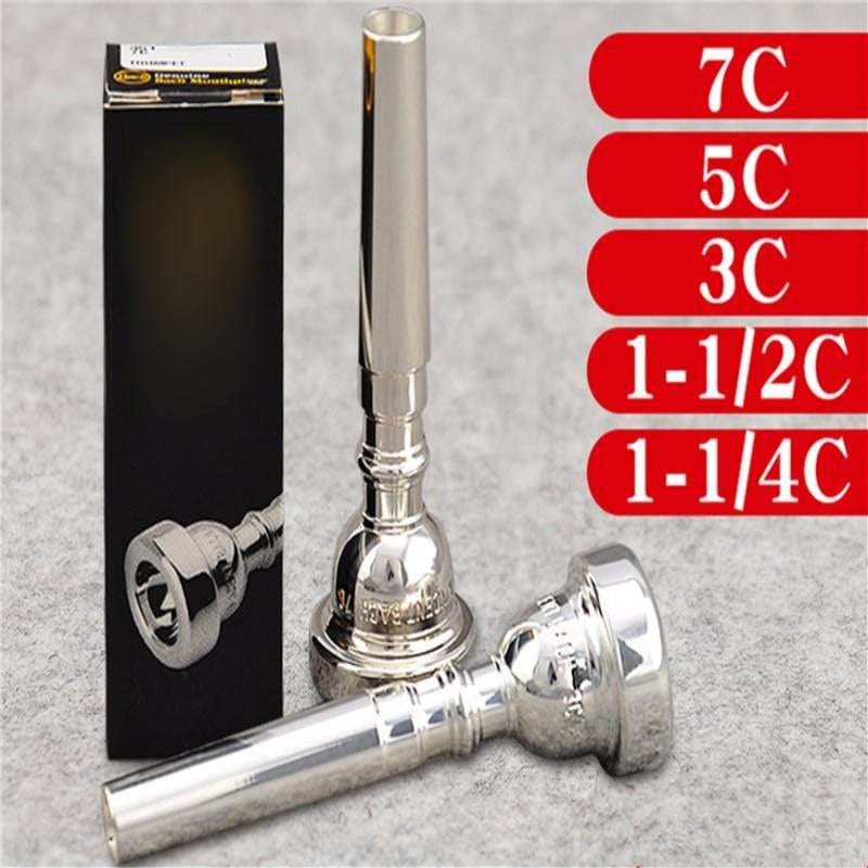 Beginner Trumpet Mouthpiece, Copper Plated Trumpet Mouthpiece, Silver Trumpet Mouthpiece - available at Sparq Mart