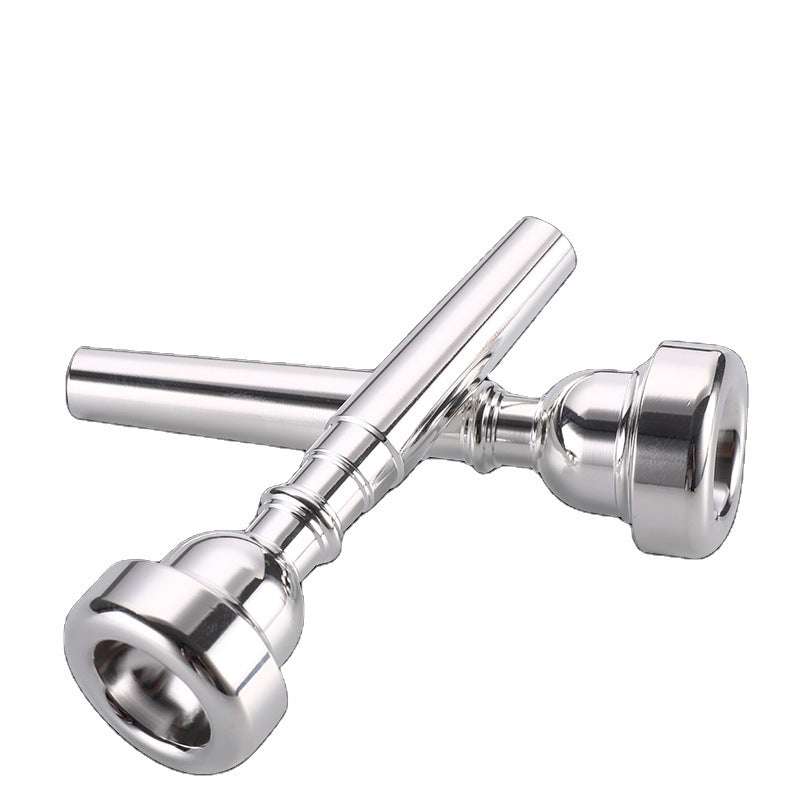 Beginner Trumpet Mouthpiece, Copper Plated Trumpet Mouthpiece, Silver Trumpet Mouthpiece - available at Sparq Mart