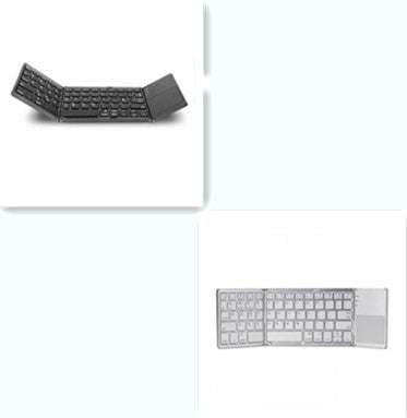 Black and white, Folding Bluetooth Keyboard, High-Quality - available at Sparq Mart