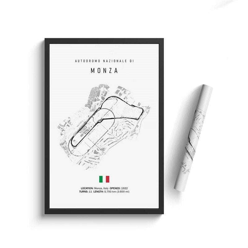 Formula One artwork, Formula One wall art, racing track canvas - available at Sparq Mart