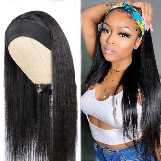 Human Hair Head Cover, Mechanism Headband, Wholesale Hair Straightening - available at Sparq Mart