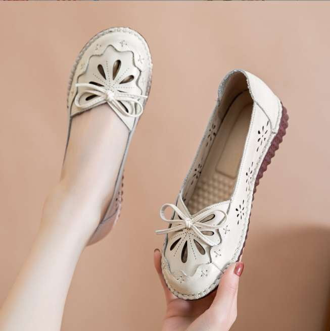 Comfortable Women's Shoes, Genuine Leather Shoes, Soft Sole Shoes - available at Sparq Mart