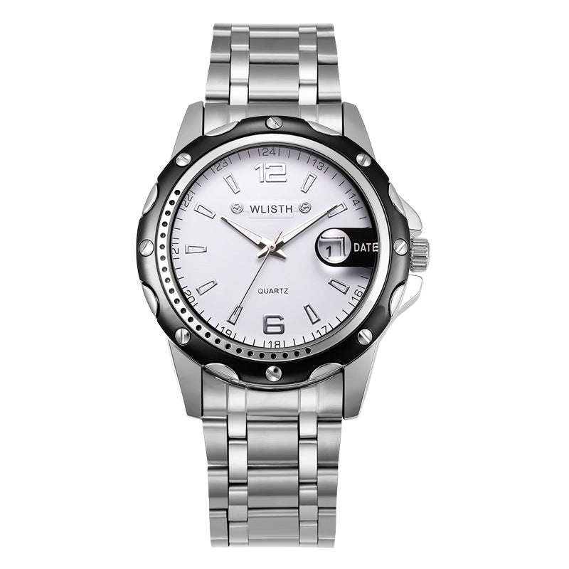 Calendar Quartz Watch, Men's Business Watch, Waterproof Quartz Watch - available at Sparq Mart