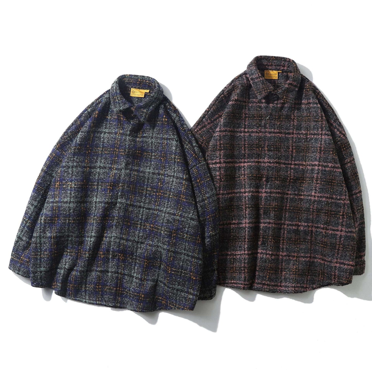 Loose Couple Shirt, Men's and Women's Shirt, Thick Woolen Shirt - available at Sparq Mart