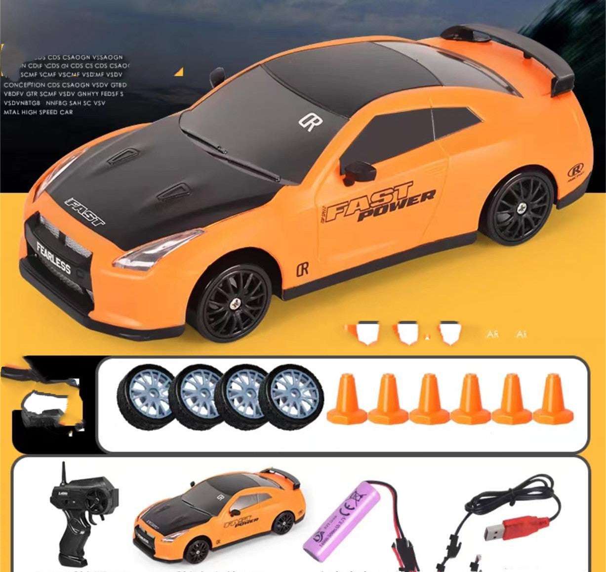 2.4G RC drift car, AE86 RC car, remote control GTR - available at Sparq Mart