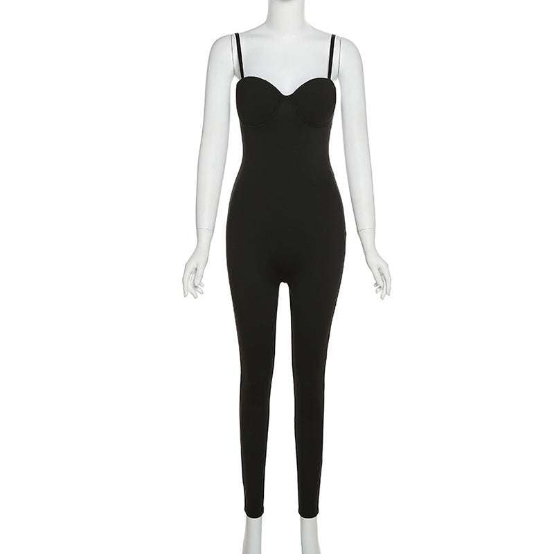 Casual High-Waist Onepiece, Comfortable Silk Jumpsuit, Silk Casual Outfits - available at Sparq Mart