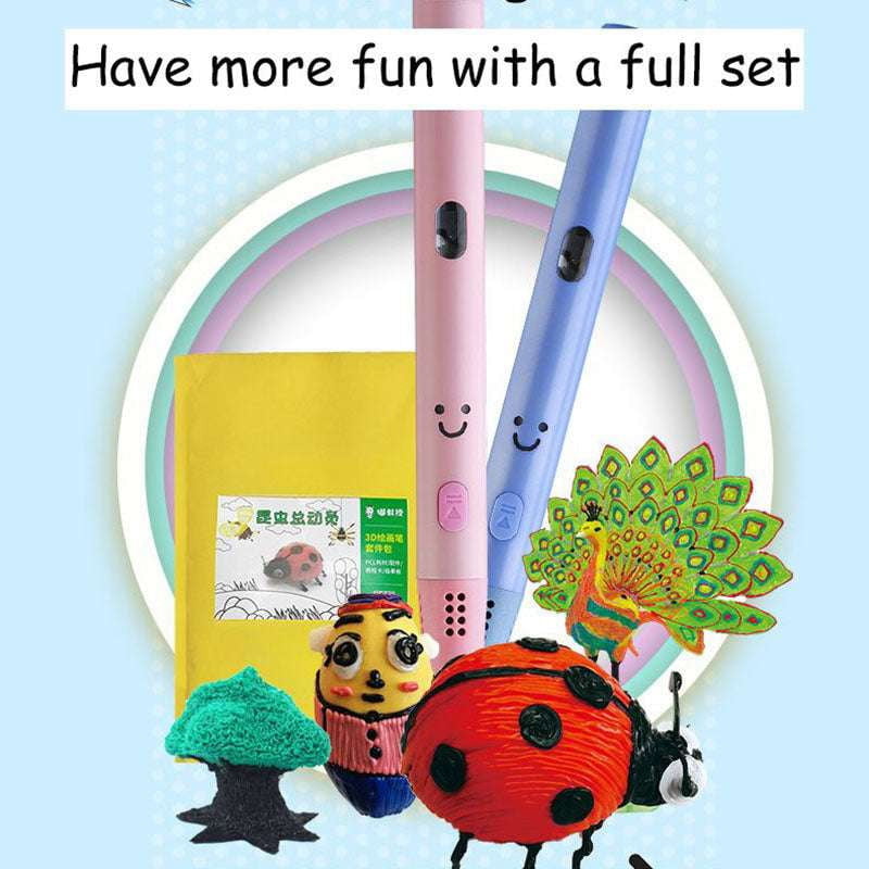 3D Art Pen, Creative 3D Pen, Versatile Crafting Tool - available at Sparq Mart