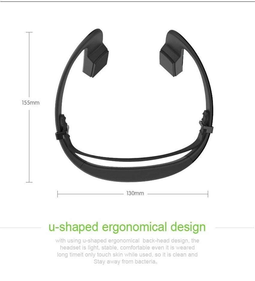 bone conduction earphones, comfortable listening experience, open-ear headphones - available at Sparq Mart