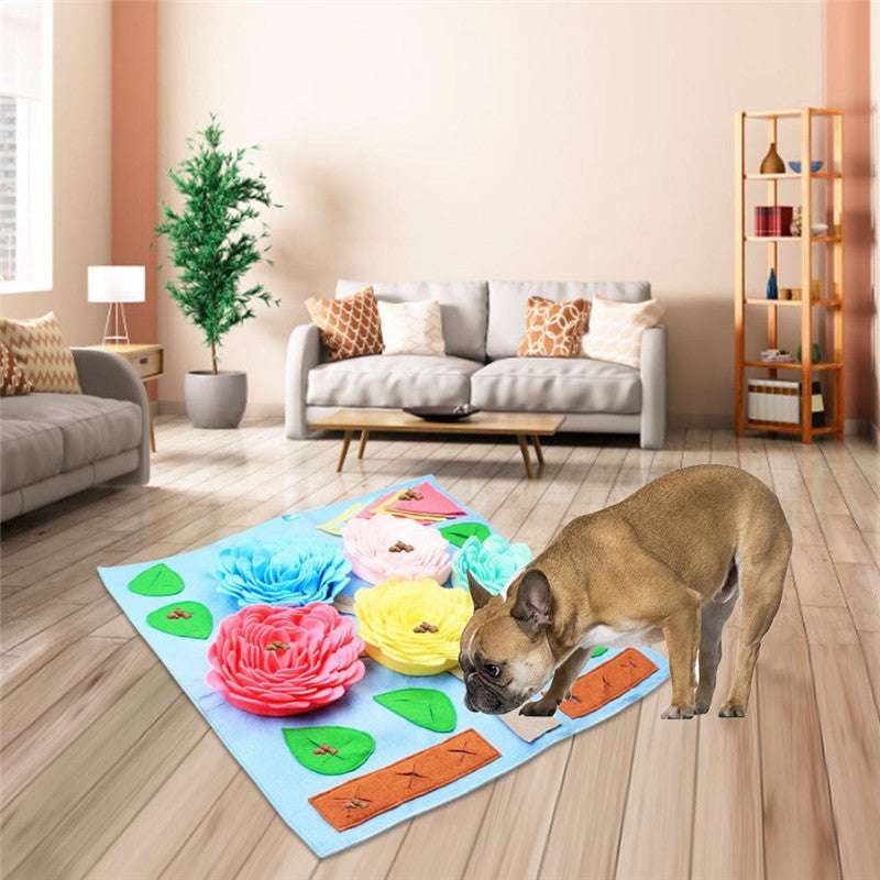 Dog Sniffing Training Mat, Interactive Puzzle Dog Toy, Pet Mentally Stimulating Games - available at Sparq Mart