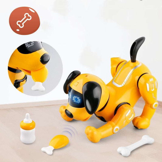 Intelligent Robot Pet, Rechargeable Dog Robot, Touch Sensor Toy - available at Sparq Mart