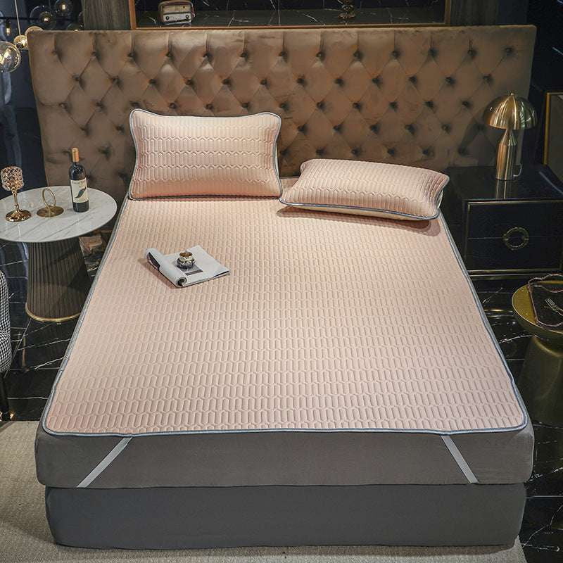 Comfort Sleep Set, Cool Latex Mat, Ice Silk Bedding - available at Sparq Mart