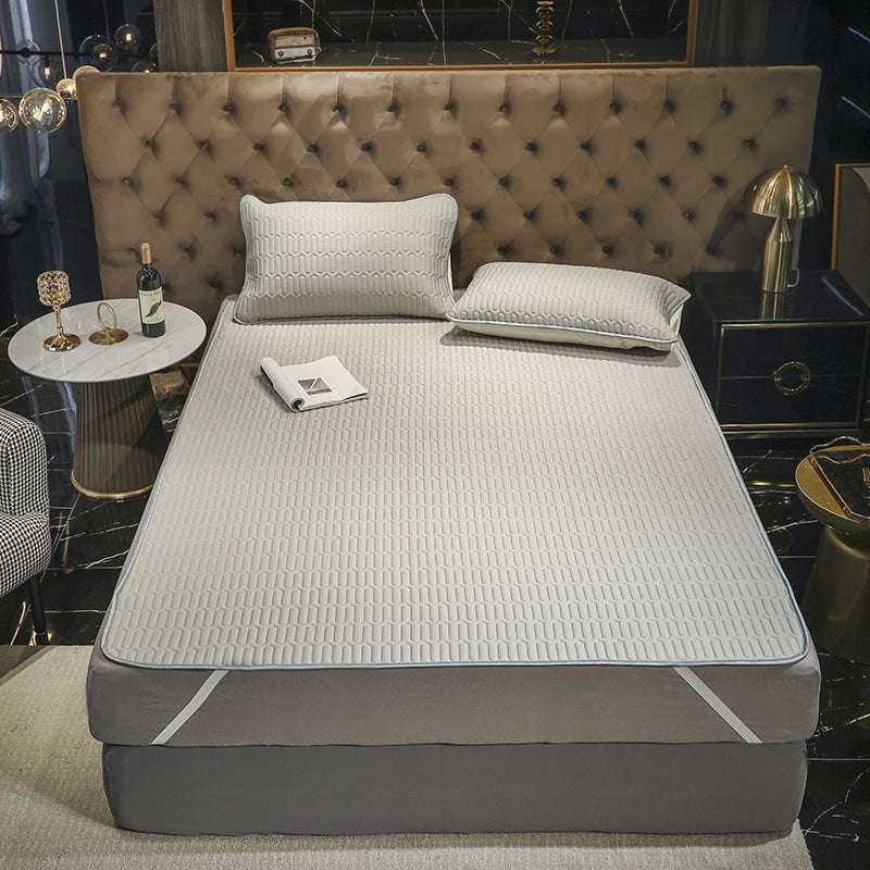 Comfort Sleep Set, Cool Latex Mat, Ice Silk Bedding - available at Sparq Mart