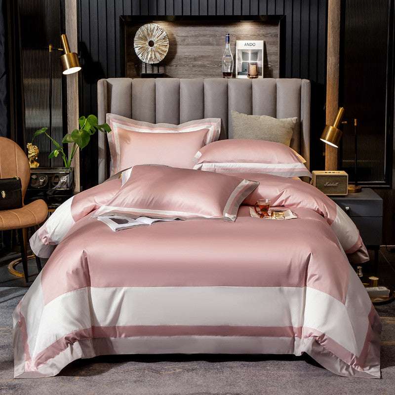 Four-piece set, Long-staple cotton, Luxury bedding - available at Sparq Mart