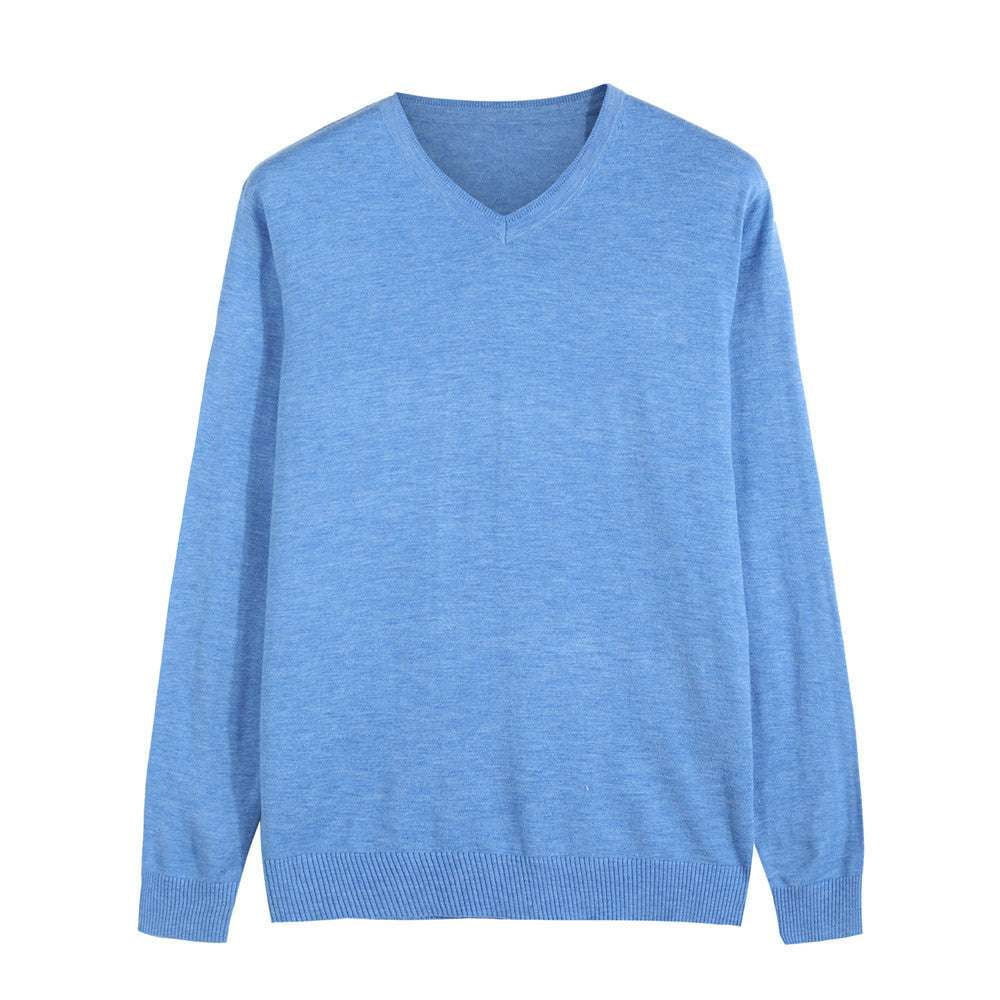 Casual Knit Pullover, Elegant Men's Sweater, Premium Cashmere Sweater - available at Sparq Mart