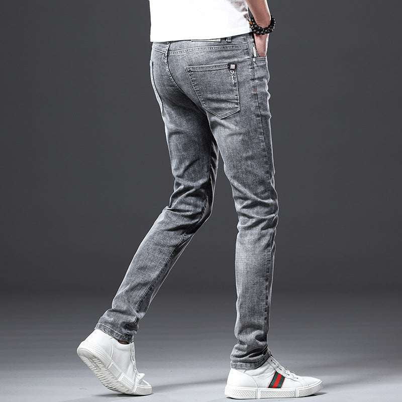 comfortable stretch jeans, men's right-angle jeans, premium slim-fit denim - available at Sparq Mart