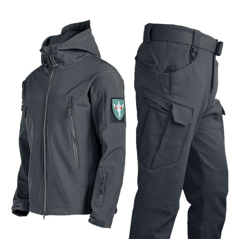 Mountain Jacket Men, Outdoor Climbing Apparel, Soft Shell Suit - available at Sparq Mart