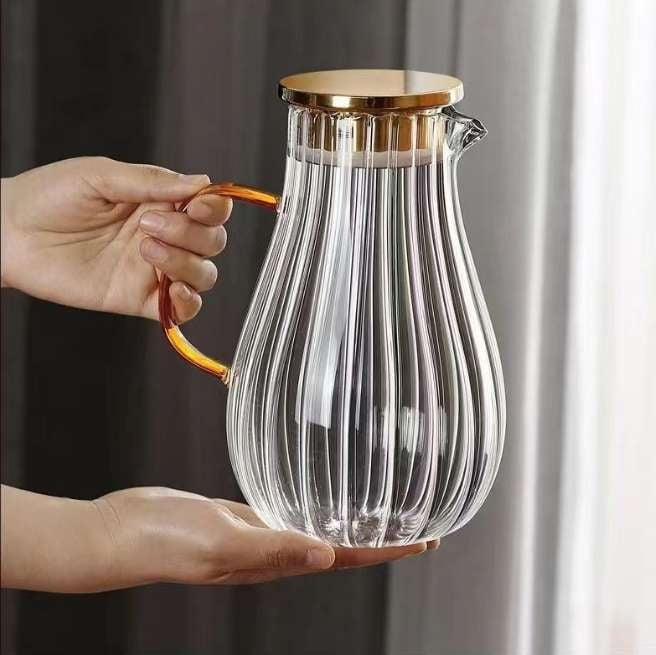 Borosilicate Glass Kettle, Contemporary Glass Teaware, Modern Simplicity Teapot - available at Sparq Mart