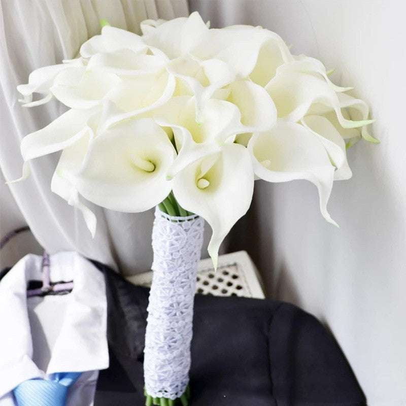 Artificial Flower Arrangement, Calla Lily Silk - available at Sparq Mart