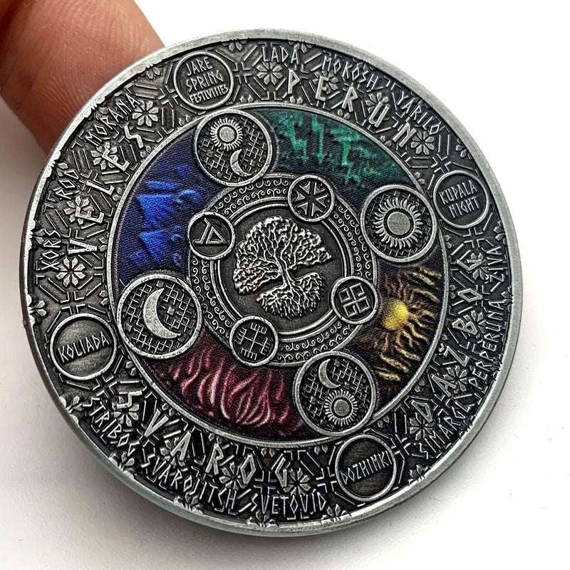 Ancient Collectible Coin, Niue Silver Coins, Tree Array Coin - available at Sparq Mart