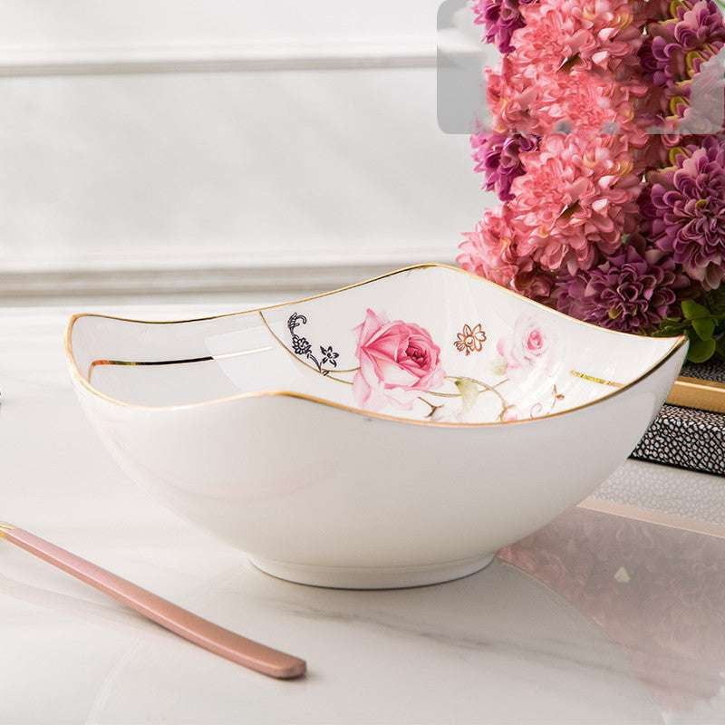 Ceramic Serving Dish, Decorative Salad Bowl, Nordic Salad Bowl - available at Sparq Mart