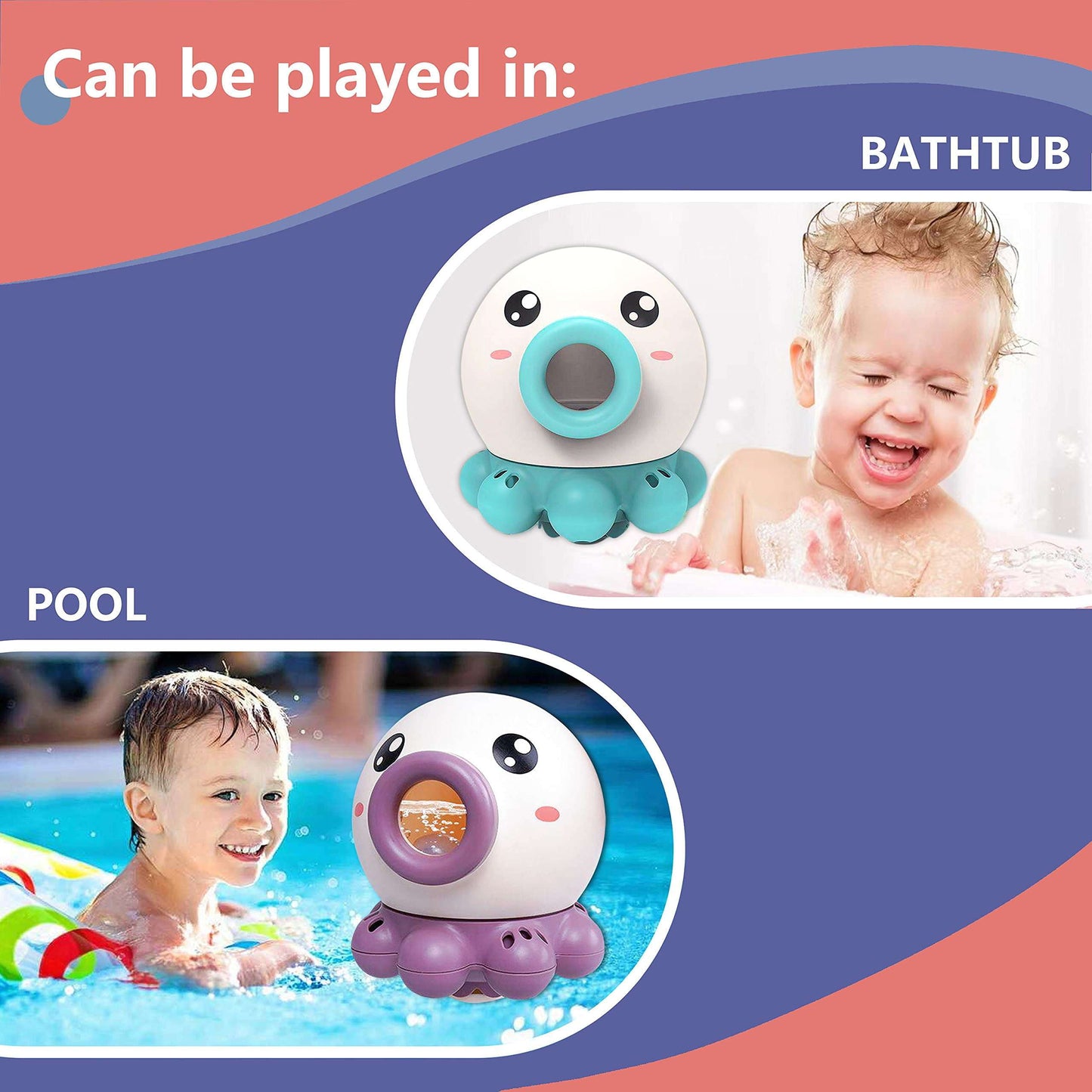 Infant Bath Toy, Kids Water Sprinkler, Rotating Shower Toy - available at Sparq Mart