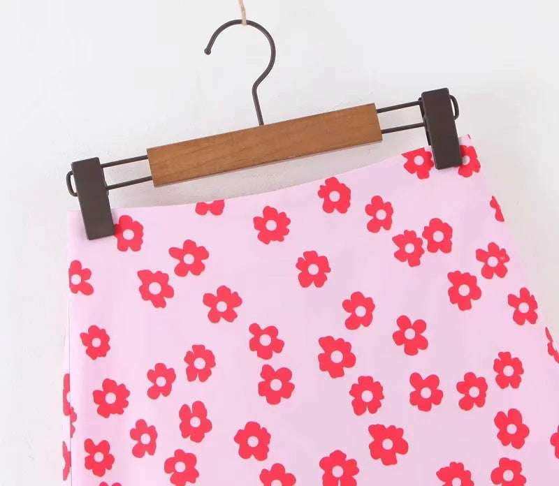 Fashionable Skirt Styles, Pink A-Line Skirt, Trendy Summer Skirts - available at Sparq Mart