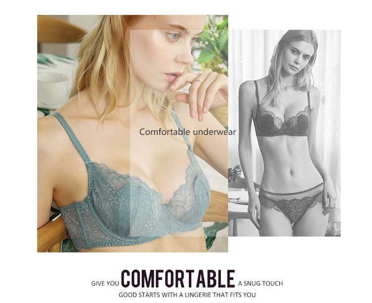 Comfortable Intimate Apparel, Lace Undergarment Elegance, Plus Size Transparent - available at Sparq Mart