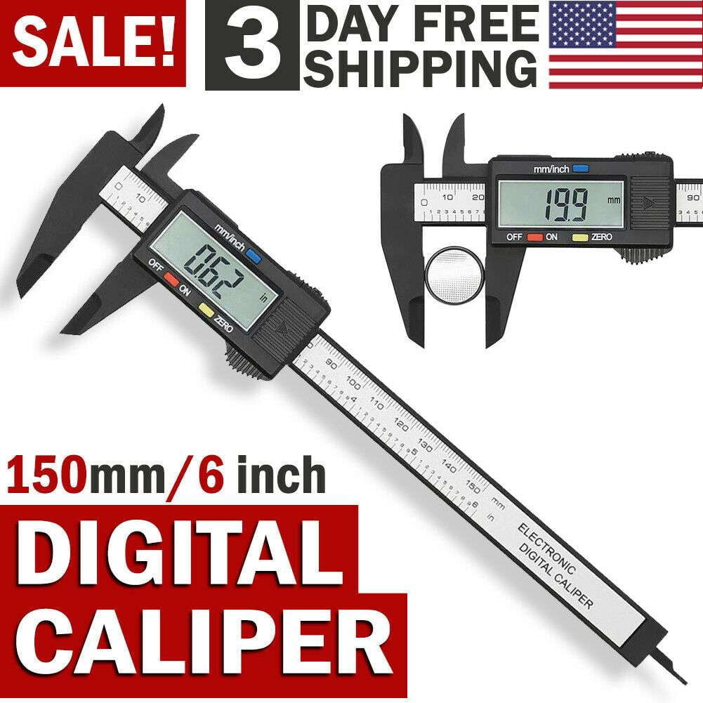 carbon fiber vernier, micrometer ruler 150mm, precision digital caliper - available at Sparq Mart