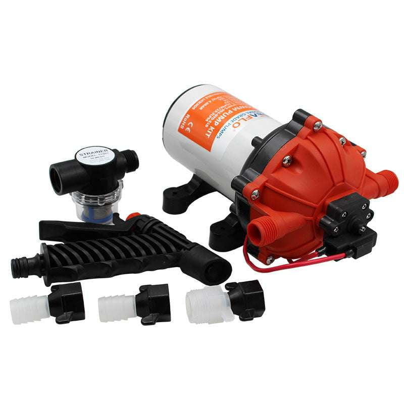 12V flush pump, boat bilge pumps, marine sanitation parts - available at Sparq Mart