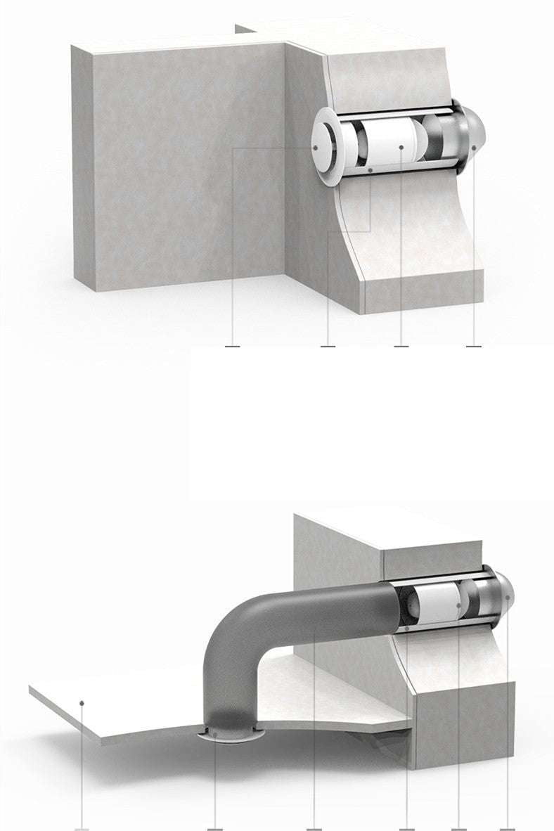 Air Compressor Vent, Bathroom Ventilator Pipe, PVC Ventilation Duct - available at Sparq Mart