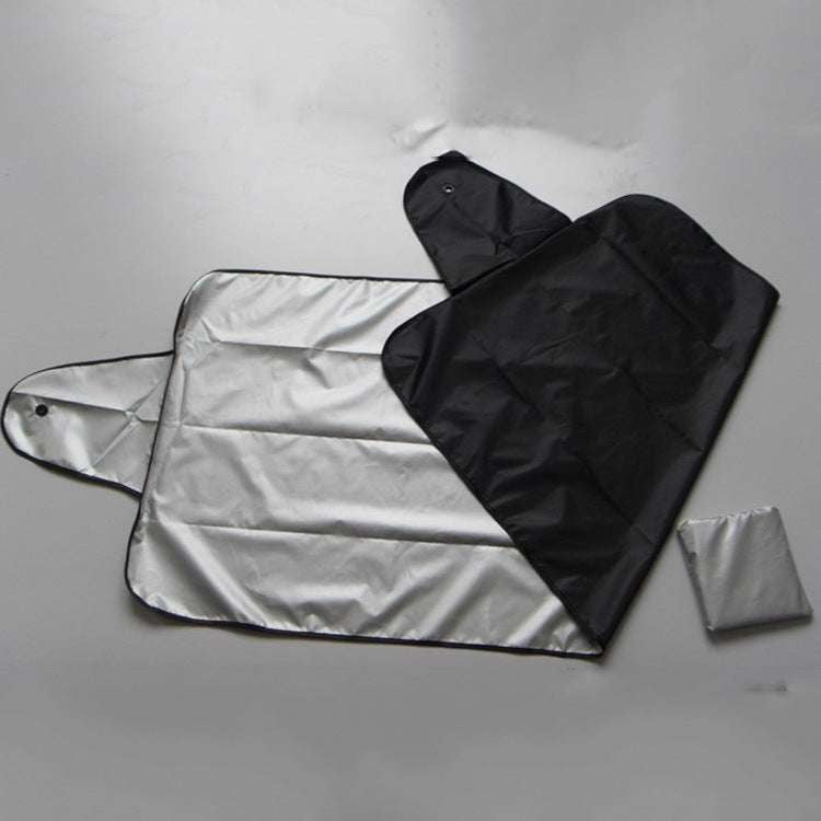 Car Sunshade Cover, Durable Sunshade Protector, Silver-coated Snow Shield - available at Sparq Mart