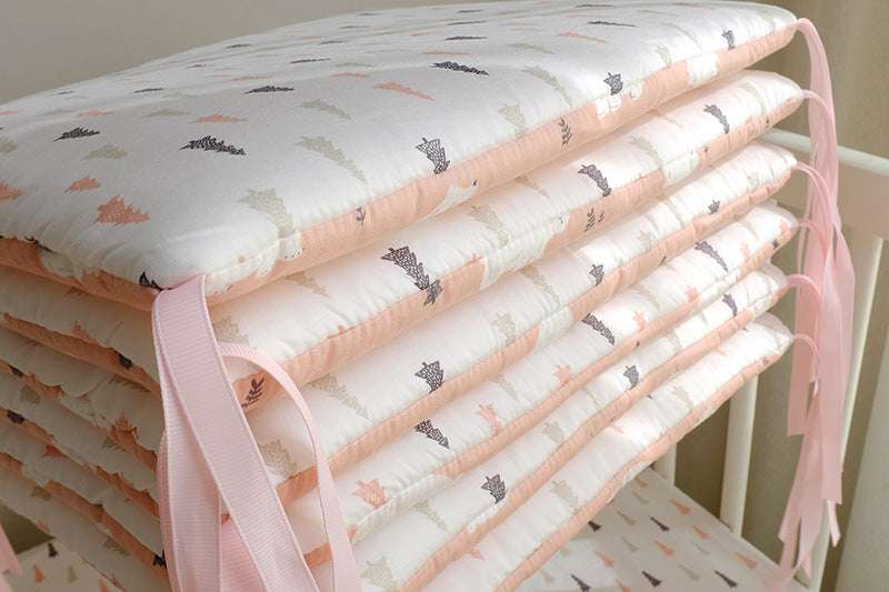 Cartoon bumper bed, cotton bumper bed, embroidered bumper bed - available at Sparq Mart