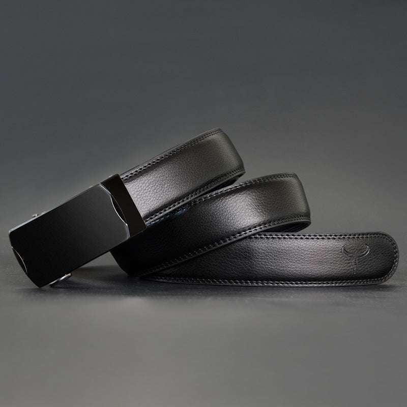 cowhide belt men, durable leather belt, genuine cowhide accessory - available at Sparq Mart