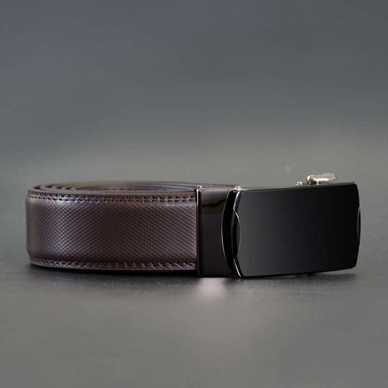 cowhide belt men, durable leather belt, genuine cowhide accessory - available at Sparq Mart