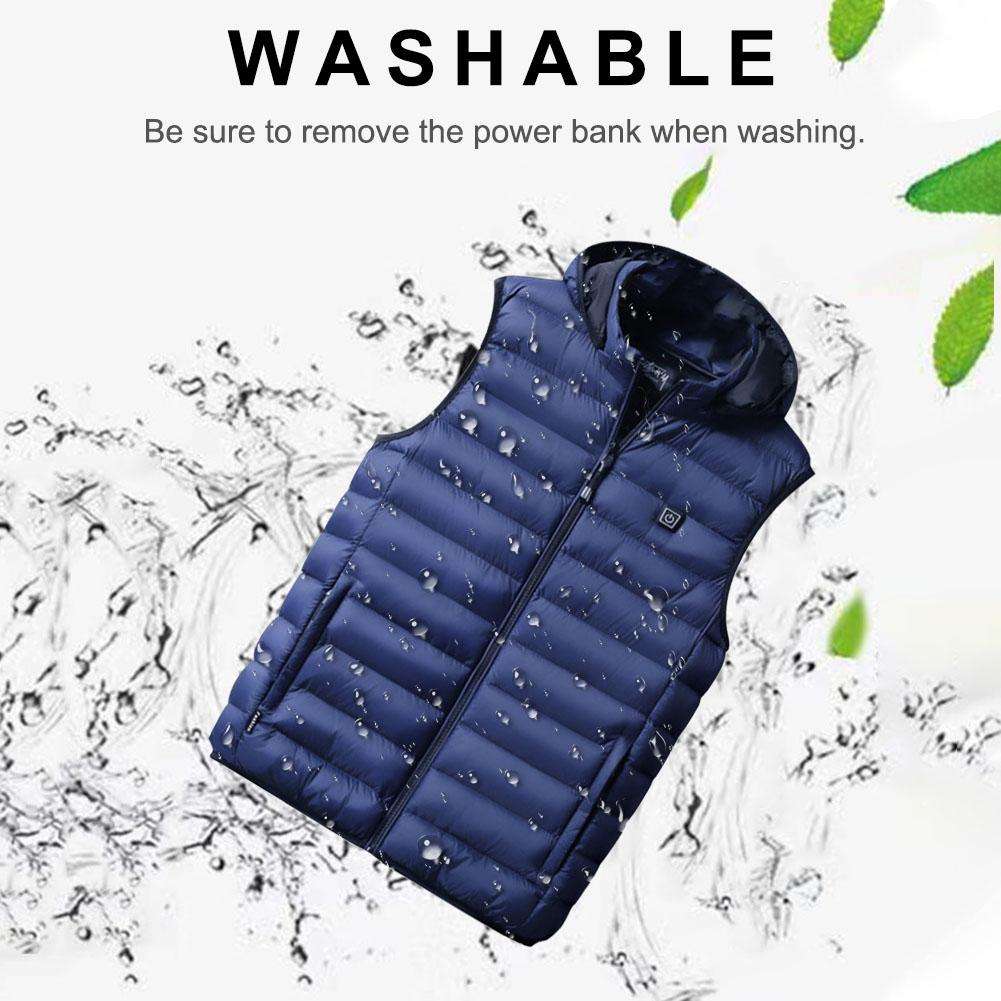 Double Heating Vest, Heated Cotton Vest, Wholesale Heating Vest - available at Sparq Mart