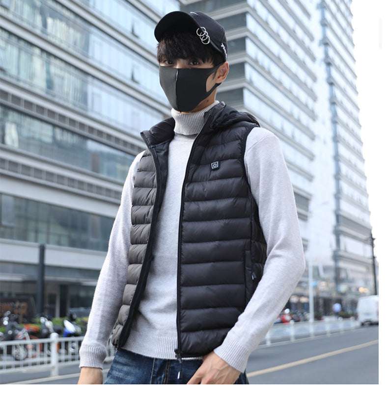 Double Heating Vest, Heated Cotton Vest, Wholesale Heating Vest - available at Sparq Mart