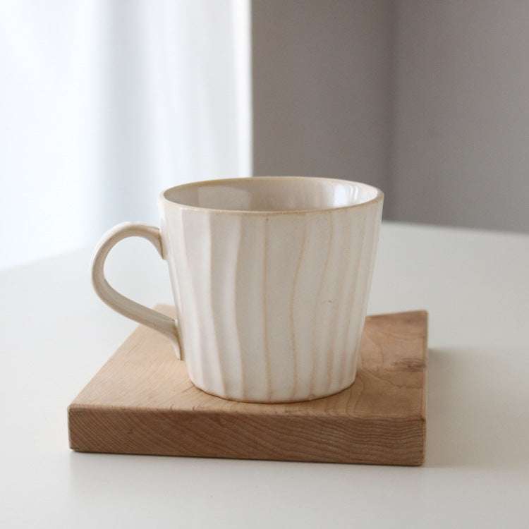 Japanese ceramic coffee cup, premium quality, retro charm - available at Sparq Mart