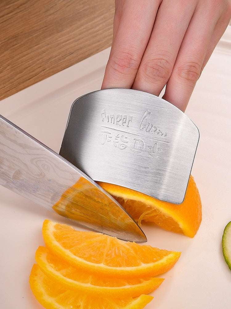 Finger Safety Shield, Kitchen Cutting Accessory, Stainless Steel Protector - available at Sparq Mart