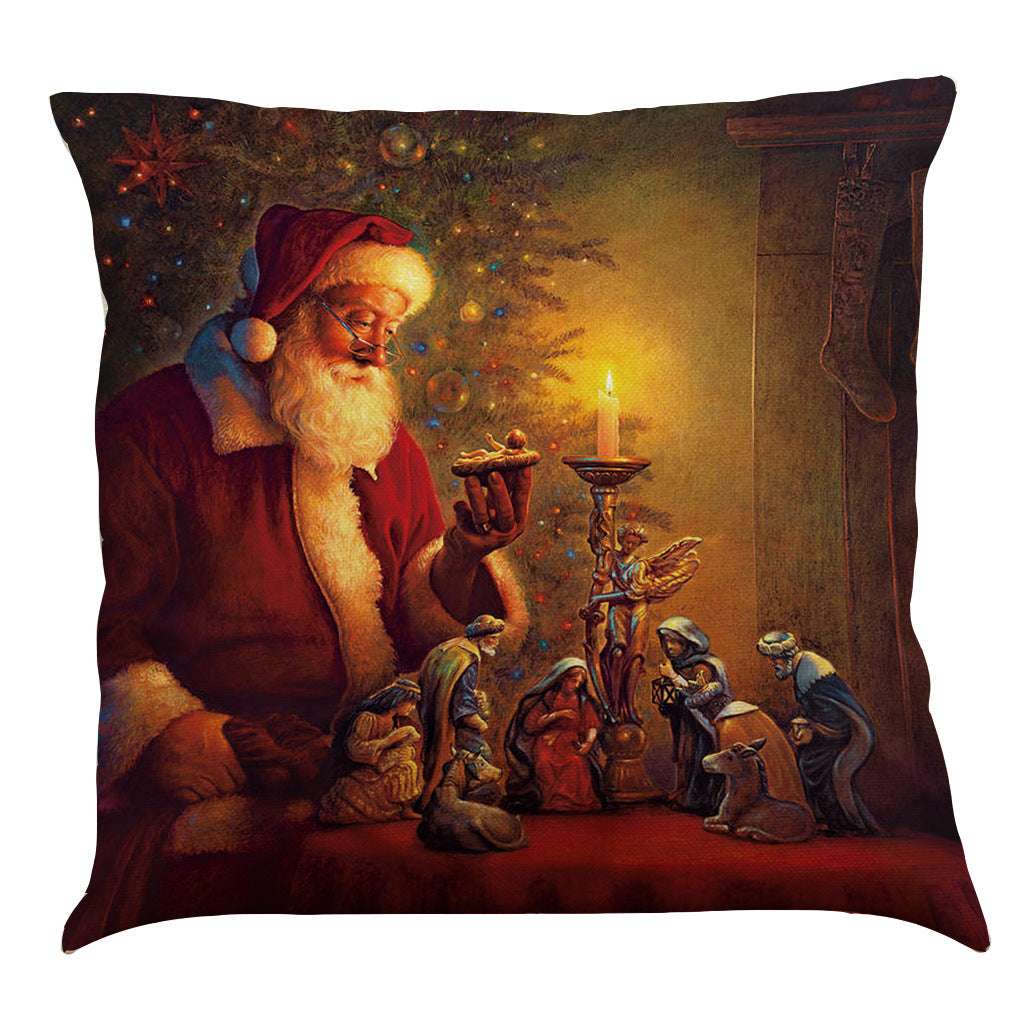 Christmas Cushion, Santa Claus, Wholesale - available at Sparq Mart