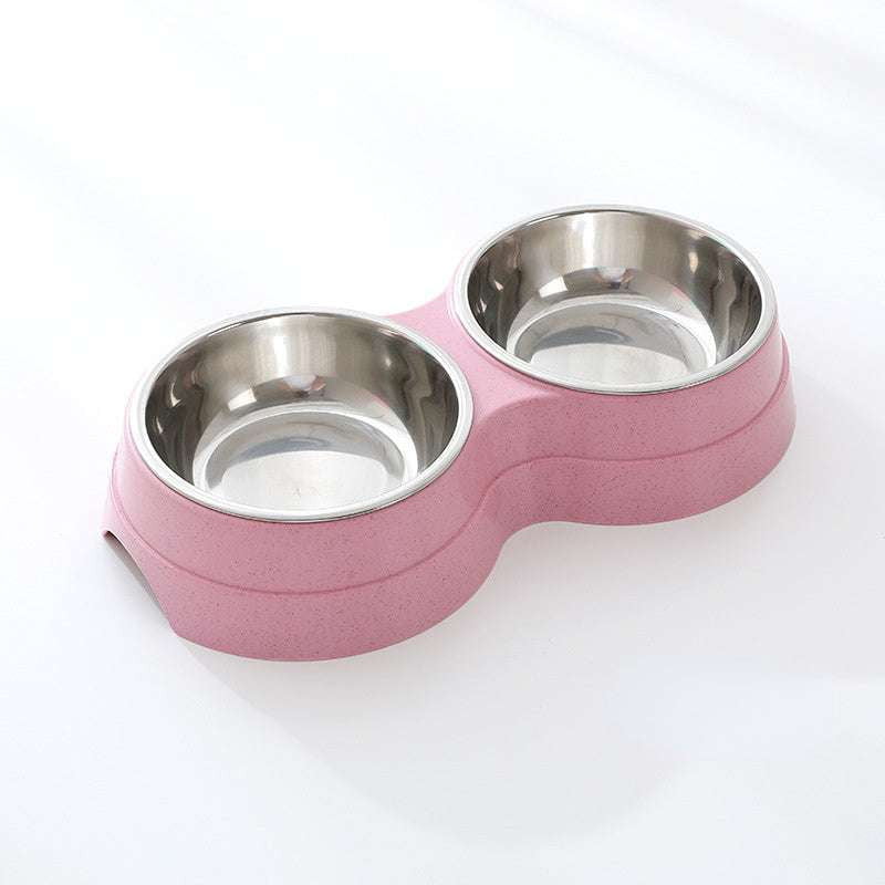 cat drinking dish, puppy feeding supplies, stainless pet bowls - available at Sparq Mart