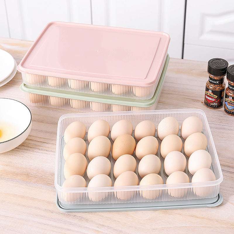 Colorful Egg Holders, Plastic Egg Cartons, Transparent Egg Containers - available at Sparq Mart