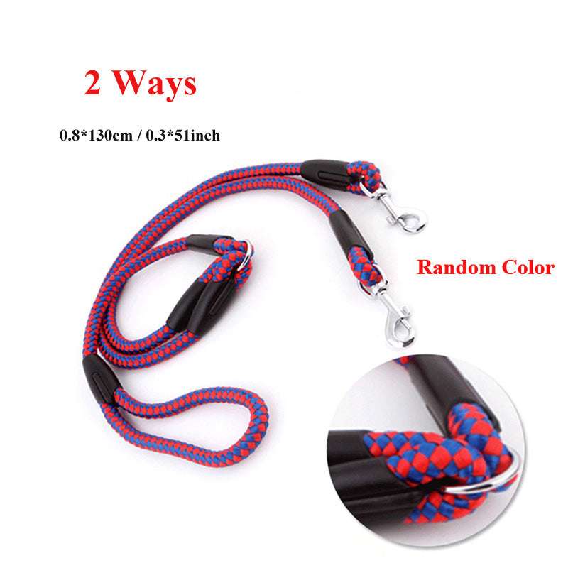 Colorful pet leash, Premium pet leash, Triple pet leash - available at Sparq Mart